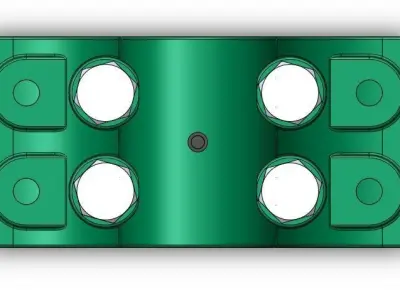 Split fluid bearing Free 3D print model