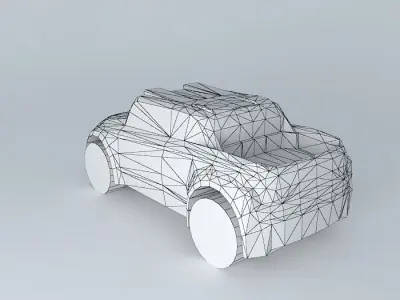 NEG SUV car Template Free 3D model