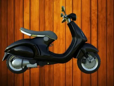 Vespa scooter Free 3D model