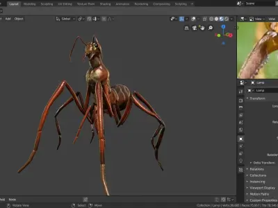 giant ant 3D model