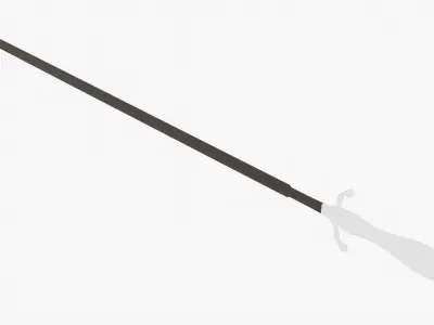 Basic Spear Low-poly 3D model