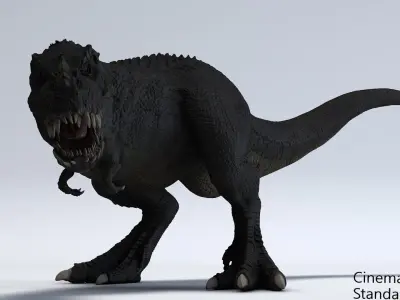 V- Rex - Vastatosaurus rex  Low-poly 3D model