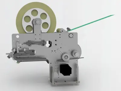 Tape laminating module 3D model