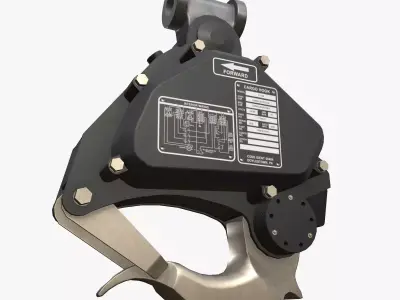 Helicopter Cargo Hook C-160 Low-poly 3D model