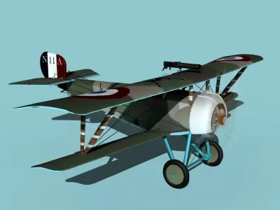 Nieuport 11 VHP V05 3D model