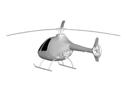 Cabri G2  helicopter 3D model