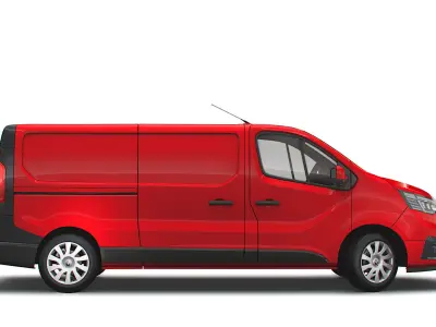 Renault Trafic Van LWB 2021 3D model