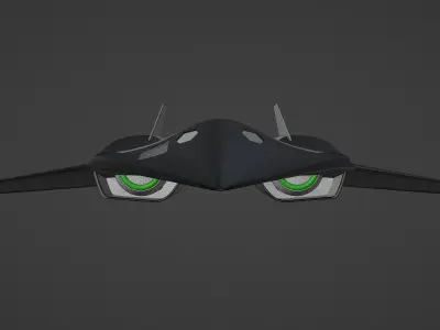 USAF Jet From Top Gun Maverick - Dark Star 3D model