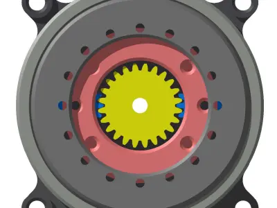 Split planetary reducer Free 3D print model