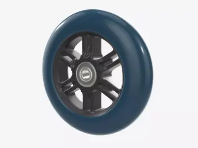 Roller skate wheel 01 3D model