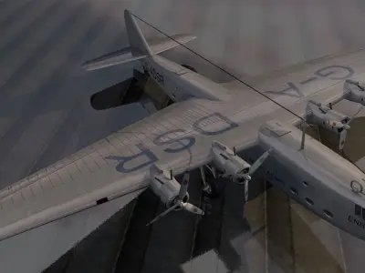 Armstrong Whitworth AW-27 Ensign 3D model