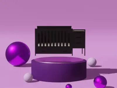 Baby Crib Collection Part 1 3D model