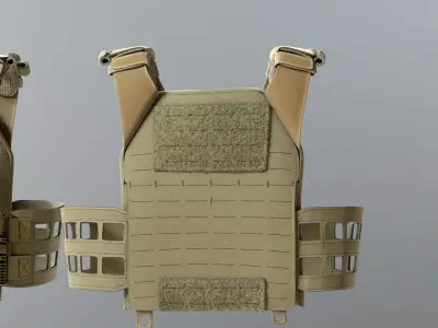 SOLDIER Bulletproof Vest 05 3D model
