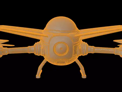 Sci-Fi Drone 3D Print Model 3D print model