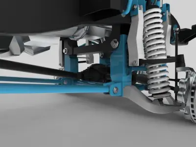 BulletProof LiftKIT 12 Inch Replica Low-poly 3D model