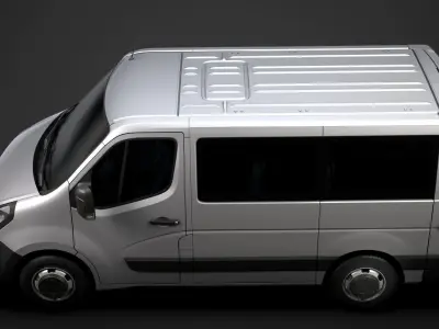 Vauxhall Movano L1H1 WindowVan 2020 3D model