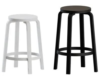 Stool 64 by Artek 3D model