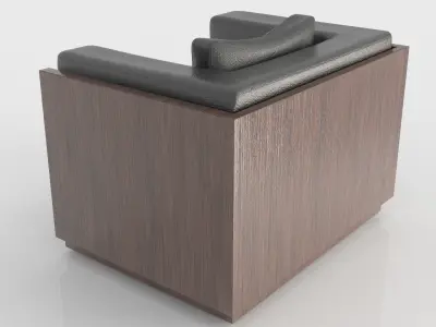 Leather Sofa Design by 3 11 3D model