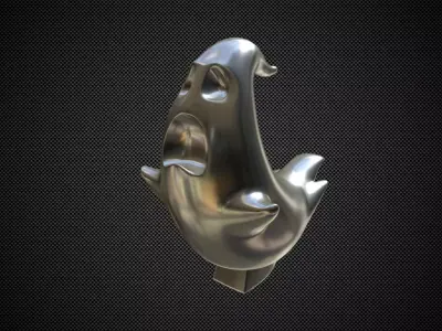 Ghostbusters Hood Ornament 3D model