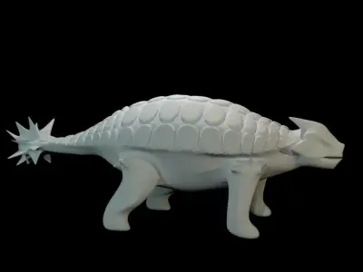 Low-Poly Ankylosaurus dinosaur Free low-poly 3D model