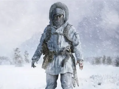 Snow Survivor Low-poly 3D model