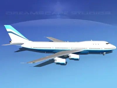 Boeing 747-100 Corporate 1 3D model