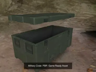 Military Crates - Game Assets 3D Model Pack