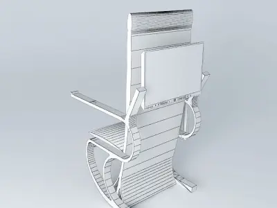 GoldenJet Brand Seat Free 3D model