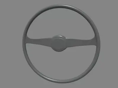 Steering Wheel Car 05 Low-poly 3D model