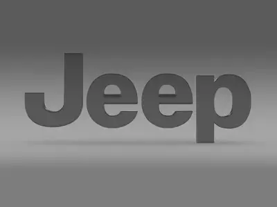 Jeep Logo 3D model