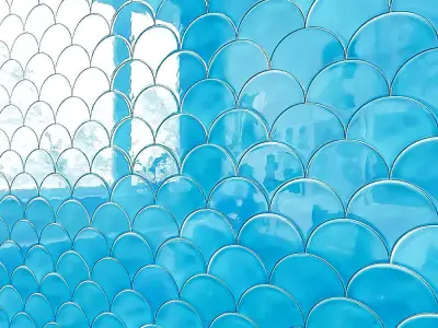 Fish Scale Tile 3D model