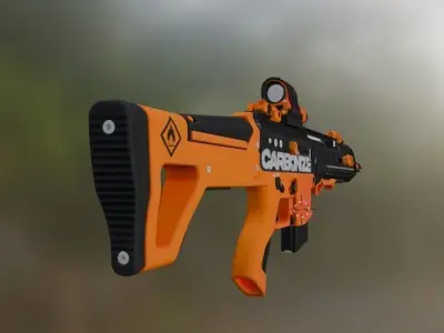 weapon gun 3 Low-poly 3D model
