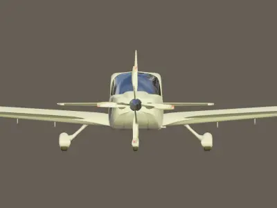 Aircraft - Airplane - Cirrus SR22 VH-PGU 3D model