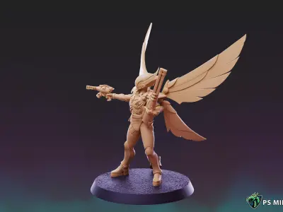 Galaxy Elves - Male Vengeful Wasps Pose 2 3D print model