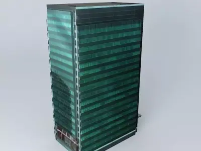 Wisma Bakrie 2 office building 3D model