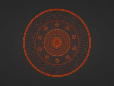 Alcoa Style Truck Wheel 3D model