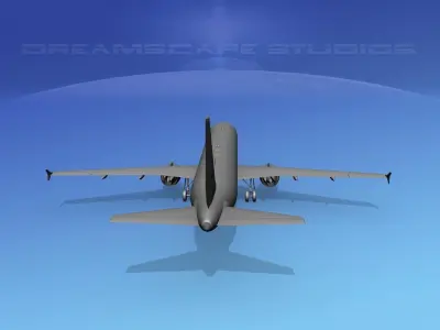 Airbus A321 Base Model 3D model