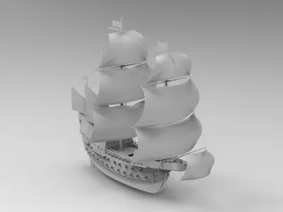 Adler von Lubeck Ship-Boat 3D model