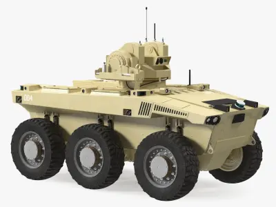 Military Robot Scout 3D model