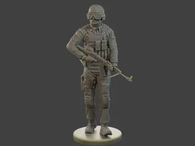 CzechSlovak Police Tactical Unit CPTU1 004 3D print model