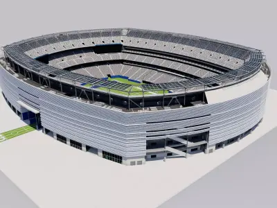 MetLife Stadium - New York - Jets Giants - USA 3D model