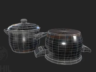 Kitchen utensil Free low-poly 3D model