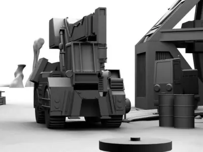 HADLEYS HOPE COLONY SET 3D model