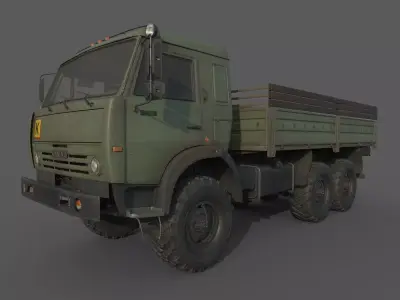 kamaz 5350 3D model