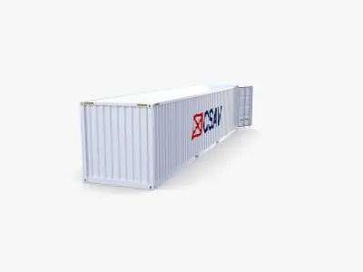 40ft Shipping Container CSAV v1 3D model