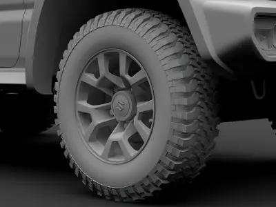 Suzuki Jimny AllGrip 2019 wheel 3D model