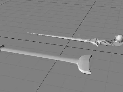 Keris Sumatera 3D model
