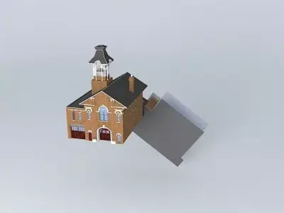 Stn 2 St. Paul MN. Former 1874 Fire Station 2 Free 3D model