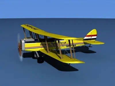 Airco DH-4 V06 Flying Circus 3D model