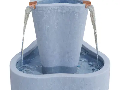 Campania - LC2 Fountain 3D model